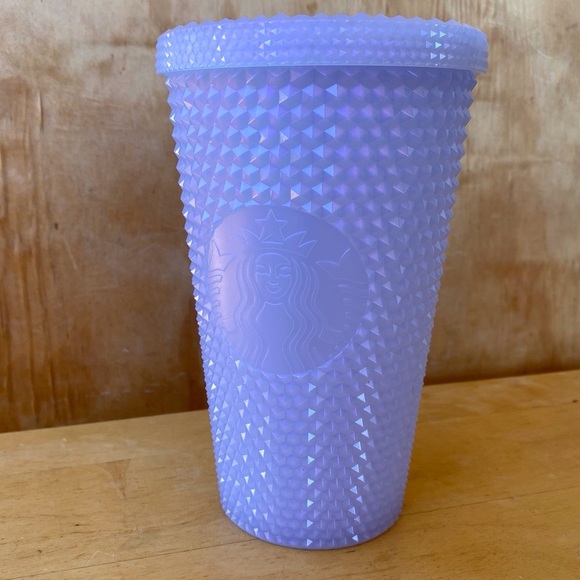 Starbucks Lilac Studded 16 oz Holiday Winter Collection 2021 Purple Tumbler - Picture 3 of 6